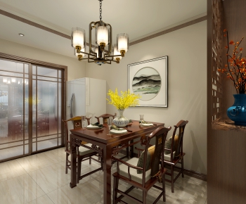 New Chinese Style Dining Room-ID:311072112