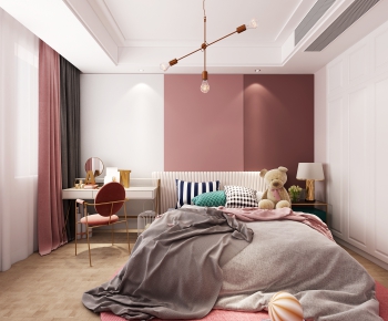 Post Modern Style Girl's Room Daughter's Room-ID:521590737