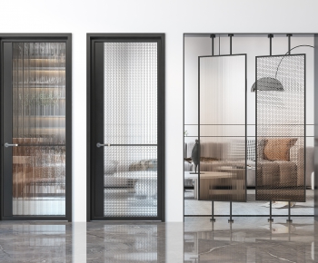 Modern Glass Screen Partition-ID:491264102