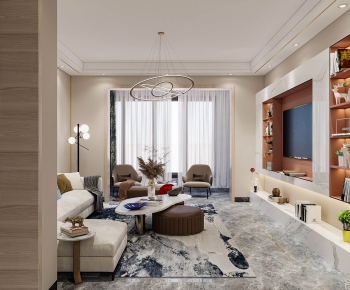 Modern A Living Room-ID:876923084