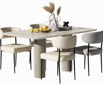 Modern Dining Table And Chairs-ID:781929552