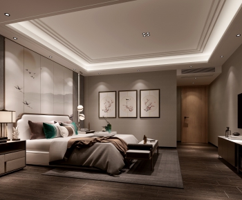 New Chinese Style Bedroom-ID:846326111