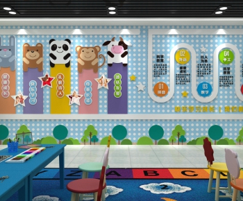 现代儿童幼儿园文化墙-ID:170564897