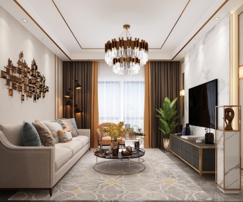 Modern A Living Room-ID:270108948