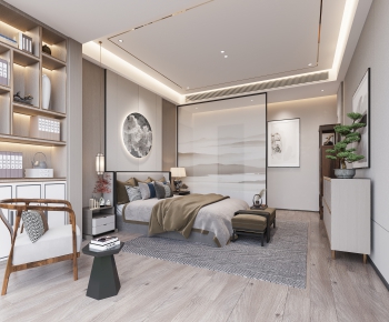 New Chinese Style Bedroom-ID:778999093