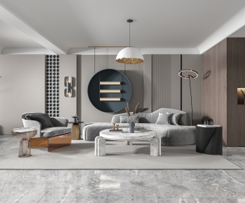 Modern A Living Room-ID:920538979