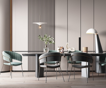 Modern Dining Table And Chairs-ID:962563999