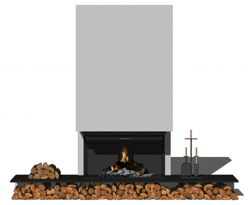 Modern Fireplace-ID:146913058