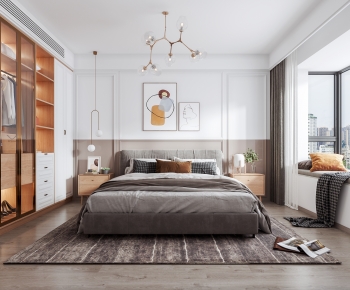 Nordic Style Bedroom-ID:666115059