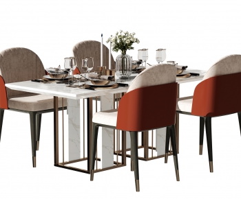 Modern Dining Table And Chairs-ID:554620984