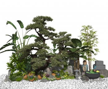 New Chinese Style Garden-ID:132301096