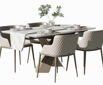 Modern Dining Table And Chairs-ID:480420642