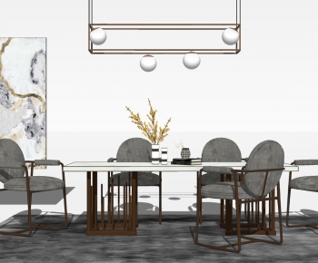 Modern Dining Table And Chairs-ID:569607024