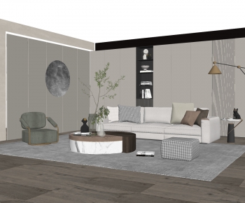 Modern A Living Room-ID:709299097