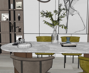 Modern Dining Table And Chairs-ID:645389645