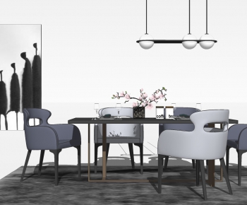 Modern Dining Table And Chairs-ID:594182978