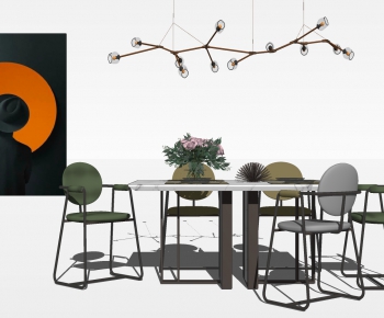 Modern Dining Table And Chairs-ID:292706978