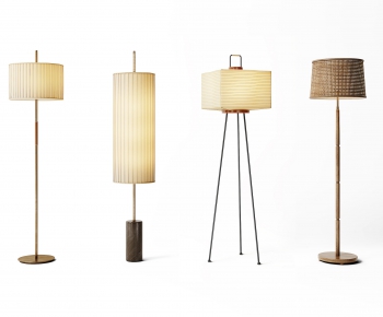New Chinese Style Wabi-sabi Style Floor Lamp-ID:132635126