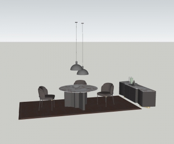 Modern Dining Table And Chairs-ID:204170946