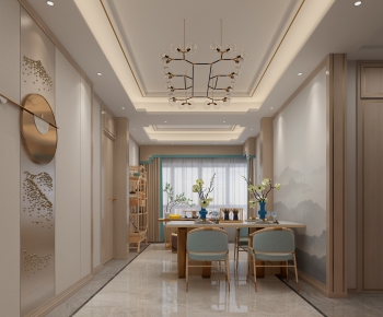 New Chinese Style Dining Room-ID:400301932