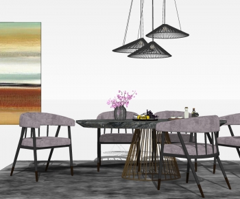 Modern Dining Table And Chairs-ID:983371978