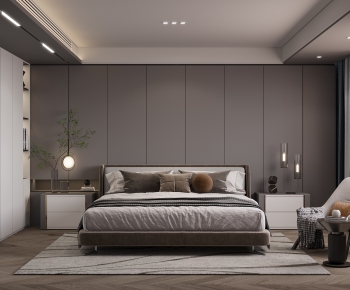 Modern Wabi-sabi Style Bedroom-ID:519130954