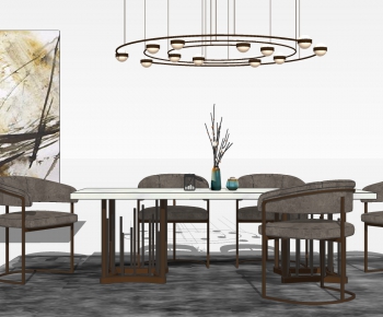 Modern Dining Table And Chairs-ID:298548948