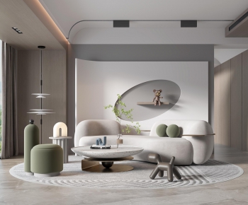 Modern A Living Room-ID:247016915