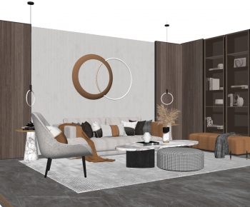 Modern A Living Room-ID:769104002