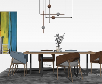 Modern Dining Table And Chairs-ID:543700934