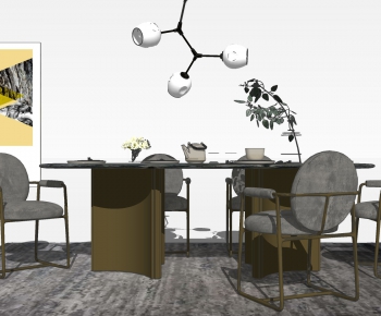 Modern Dining Table And Chairs-ID:463243969