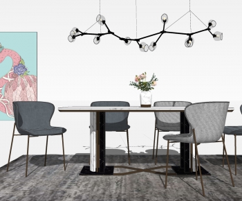 Modern Dining Table And Chairs-ID:238013038