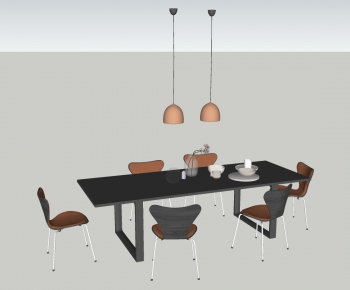 Modern Dining Table And Chairs-ID:167289026