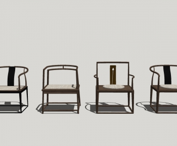 New Chinese Style Single Chair-ID:674005033
