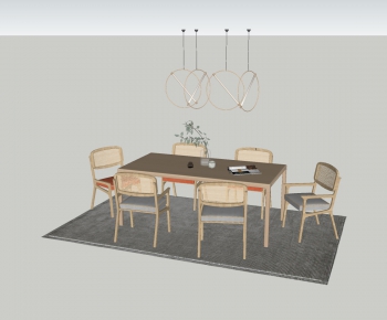 Nordic Style Dining Table And Chairs-ID:176523921