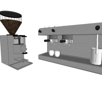 Modern Kitchen Electric Coffee Machine-ID:540090087