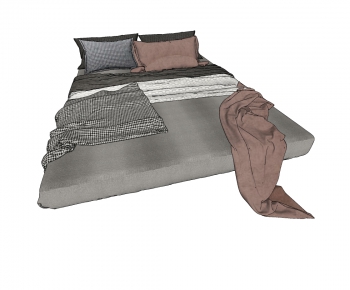 Modern Double Bed-ID:875998024