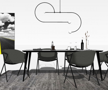 Modern Dining Table And Chairs-ID:190427062