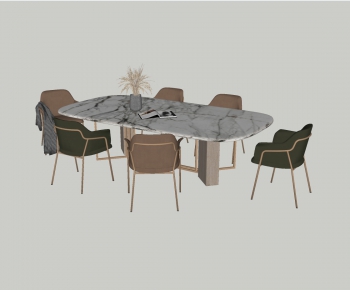 Modern Dining Table And Chairs-ID:509234915