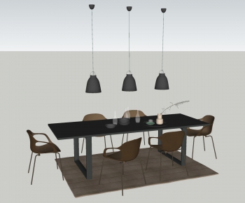 Modern Dining Table And Chairs-ID:708298923