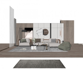 Modern A Living Room-ID:650281911