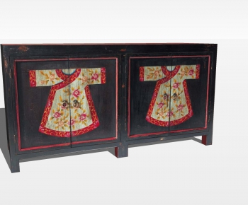New Chinese Style Side Cabinet-ID:573445083