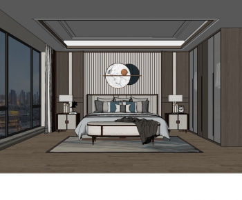 New Chinese Style Bedroom-ID:272517929