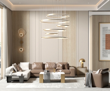 Modern A Living Room-ID:657689654