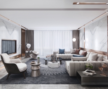 Modern A Living Room-ID:197348123