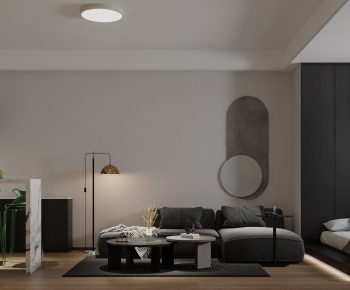 Modern A Living Room-ID:421062951