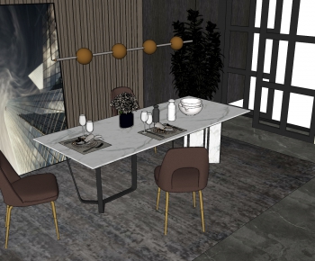 Modern Dining Room-ID:641729885