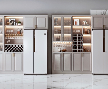 American Style Wine Cabinet-ID:900734903