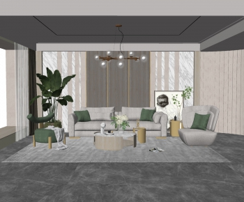 Modern A Living Room-ID:510718816