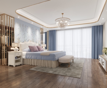 New Chinese Style Bedroom-ID:329931021
